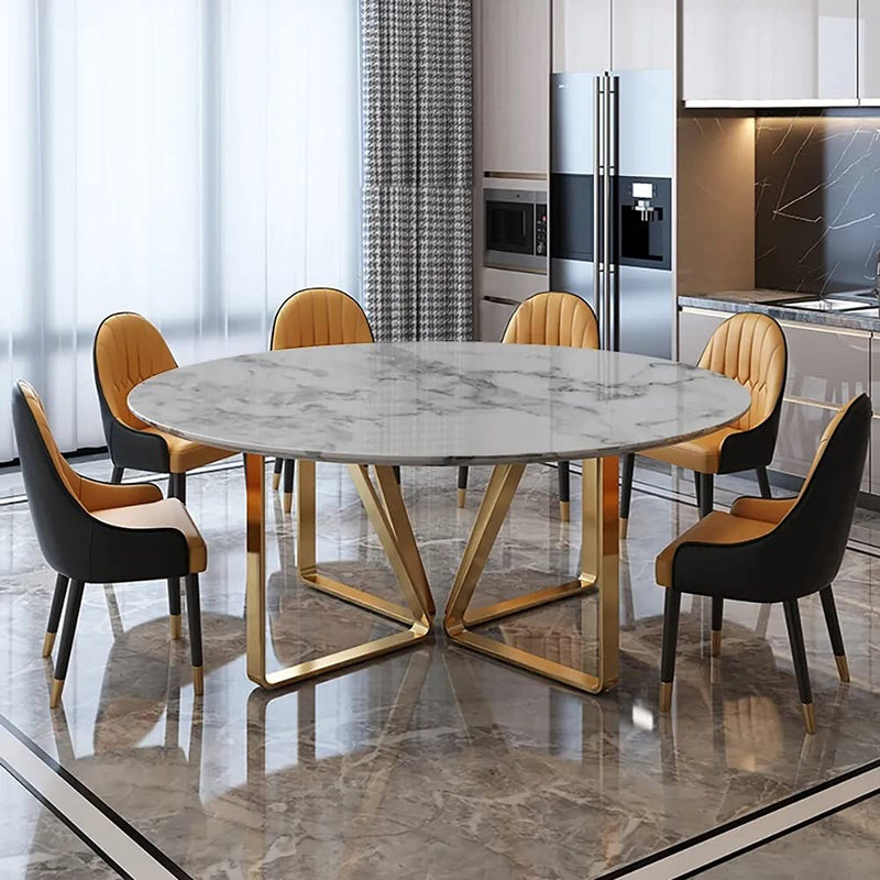Metro Dining Table - premium wood and metal dining table for dining room - view 1 | Kraft Vision