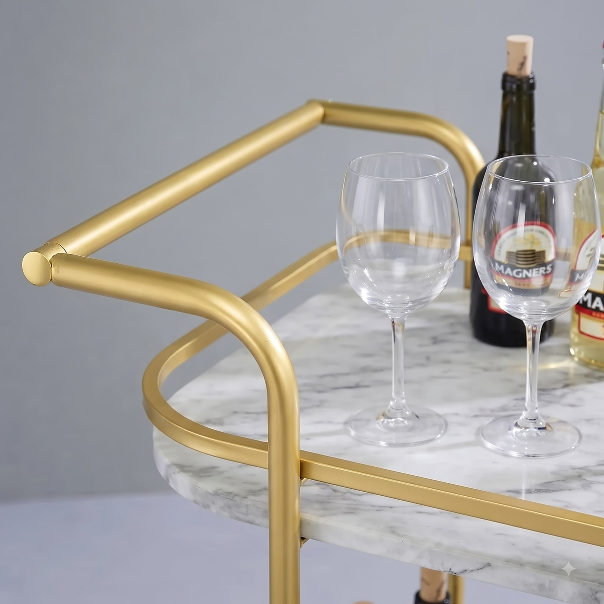 Aurora Luxe Bar Cart
