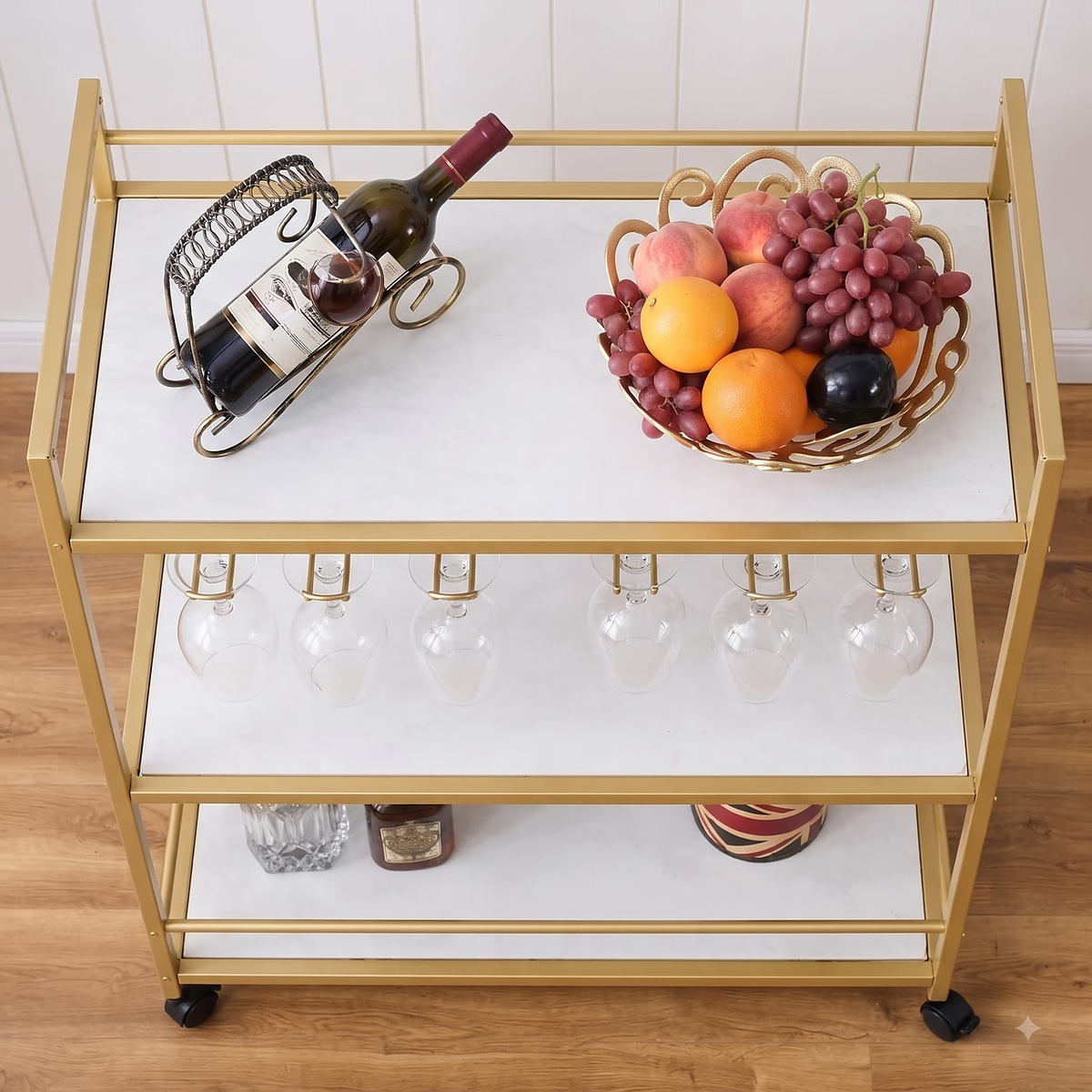 Chic Entertaining Station Cart