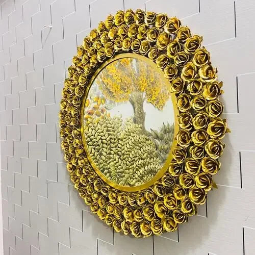 Golden Blossom Reflection