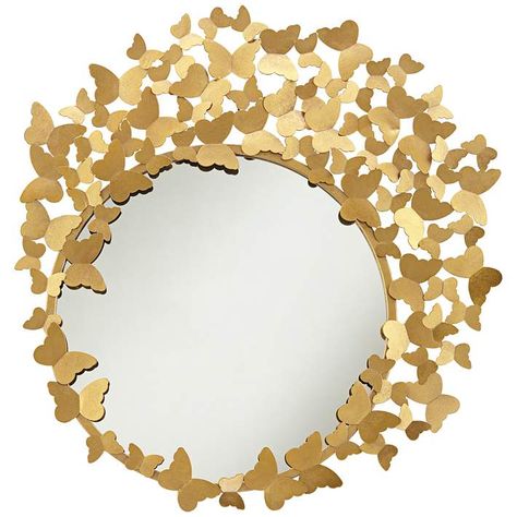 Butterfly Round Wall mirror design