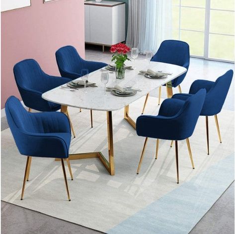 A Shape Double Stand Dining Table
