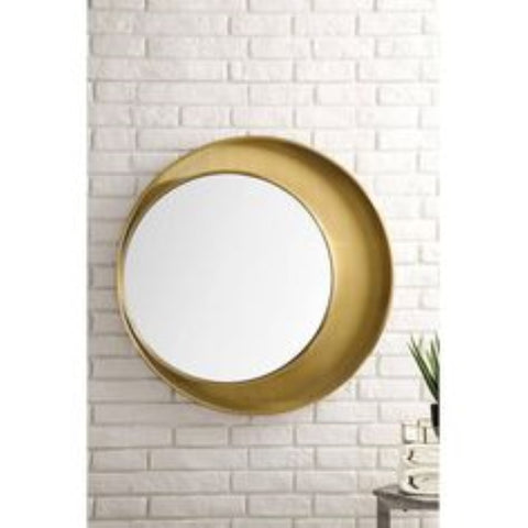 Golden Metal Stylish Wall Mirror
