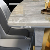 Minimalist Dining Table - premium wood and metal dining table for dining room - view 5 | Kraft Vision
