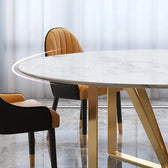 Metro Dining Table - premium wood and metal dining table for dining room - view 6 | Kraft Vision