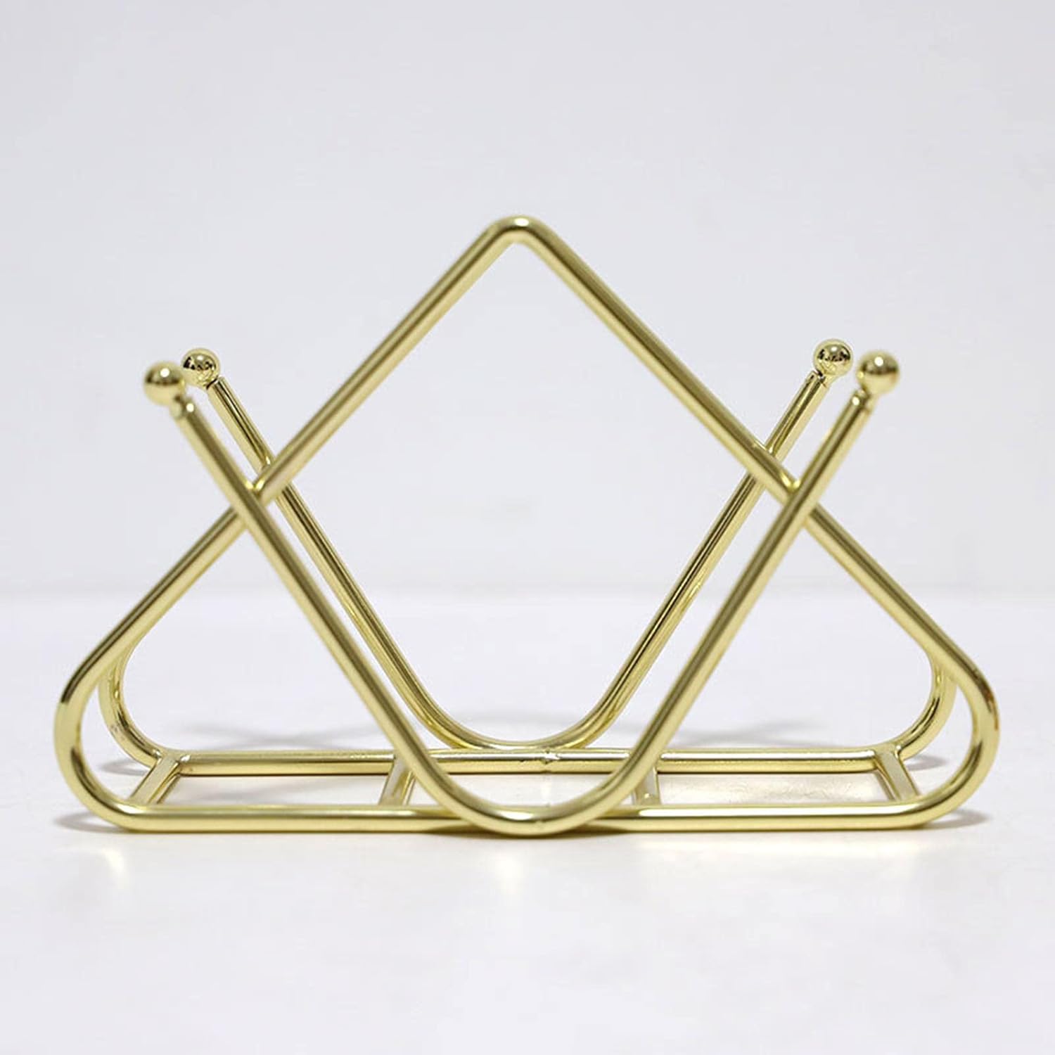 Luxury Gold Metal Napkin Holder | Stylish Tissue Stand for Dining Table & Kitchen