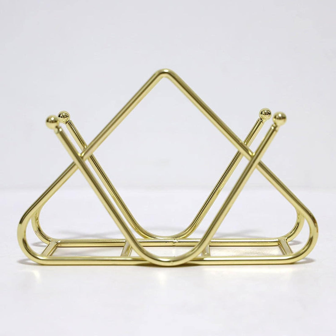 Luxury Gold Metal Napkin Holder | Stylish Tissue Stand for Dining Table & Kitchen