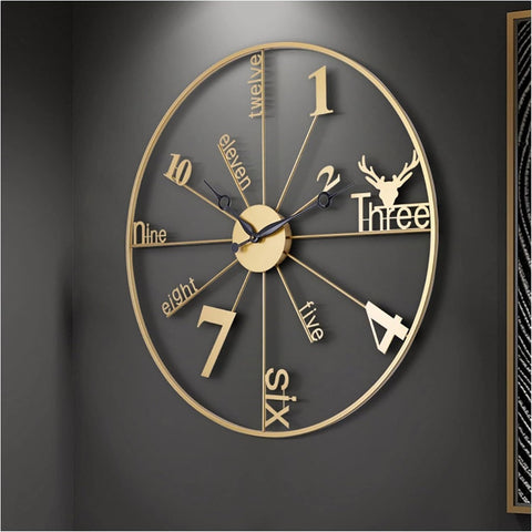 Round and stylish newly design wall clock