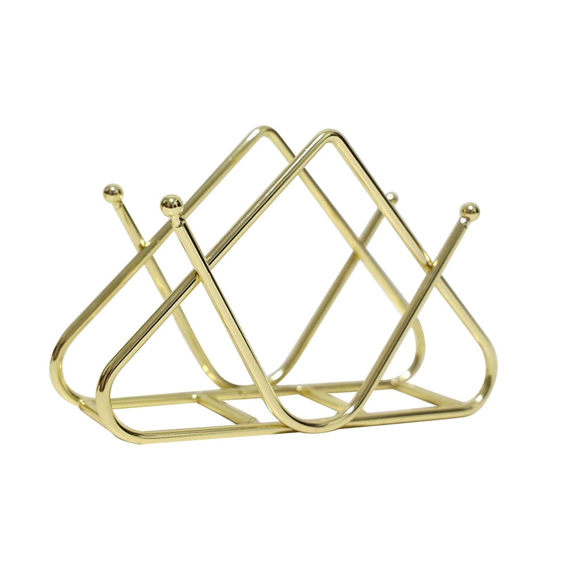 Luxury Gold Metal Napkin Holder | Stylish Tissue Stand for Dining Table & Kitchen