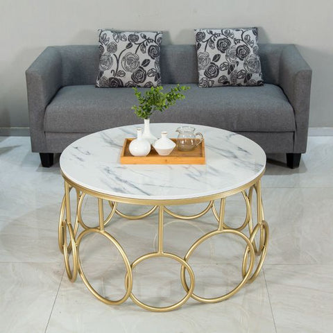Round Rings Base Centre Table