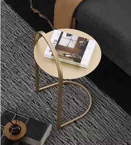 GOLD PLATED TREY SIDE TABLE