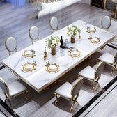 PureForm Dining Table - premium wood and metal dining table for dining room - view 4 | Kraft Vision