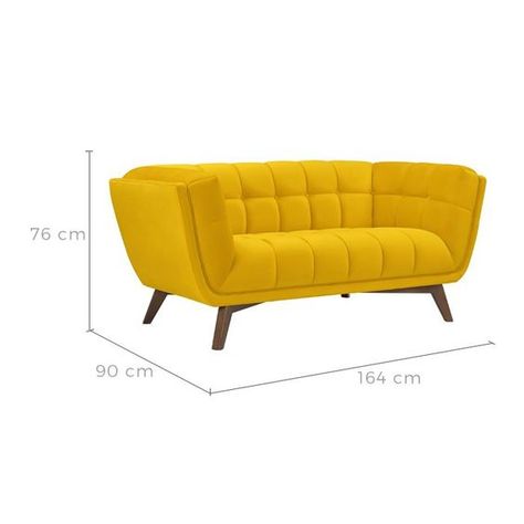 Yellow Luxury Designer Sofa With Comfortable Seating