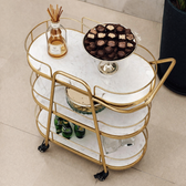 Verona Luxe Utility Trolley - handcrafted bar Trolley for living room bar - view 3 | Kraft Vision