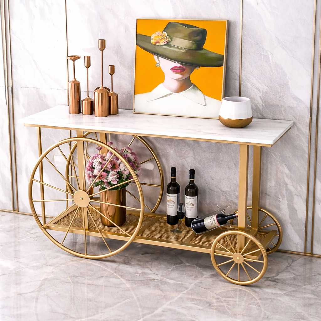 Imperial Wheel Console Cart