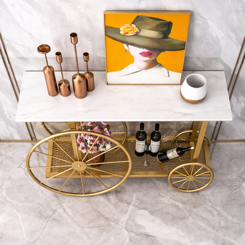Imperial Wheel Console Cart
