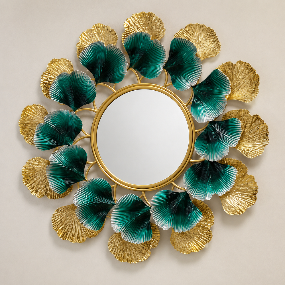 Emerald Ginkgo Mirror