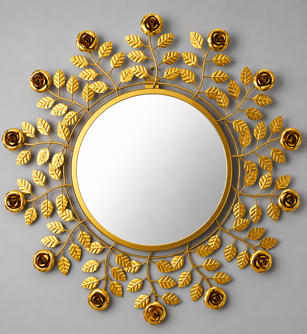 Royal Rose Leaf Decorative Mirror (Copy)