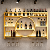 Aurora Luxe Wall Bar Shelf - handcrafted furniture for modern Indian home - view 1 | Kraft Vision