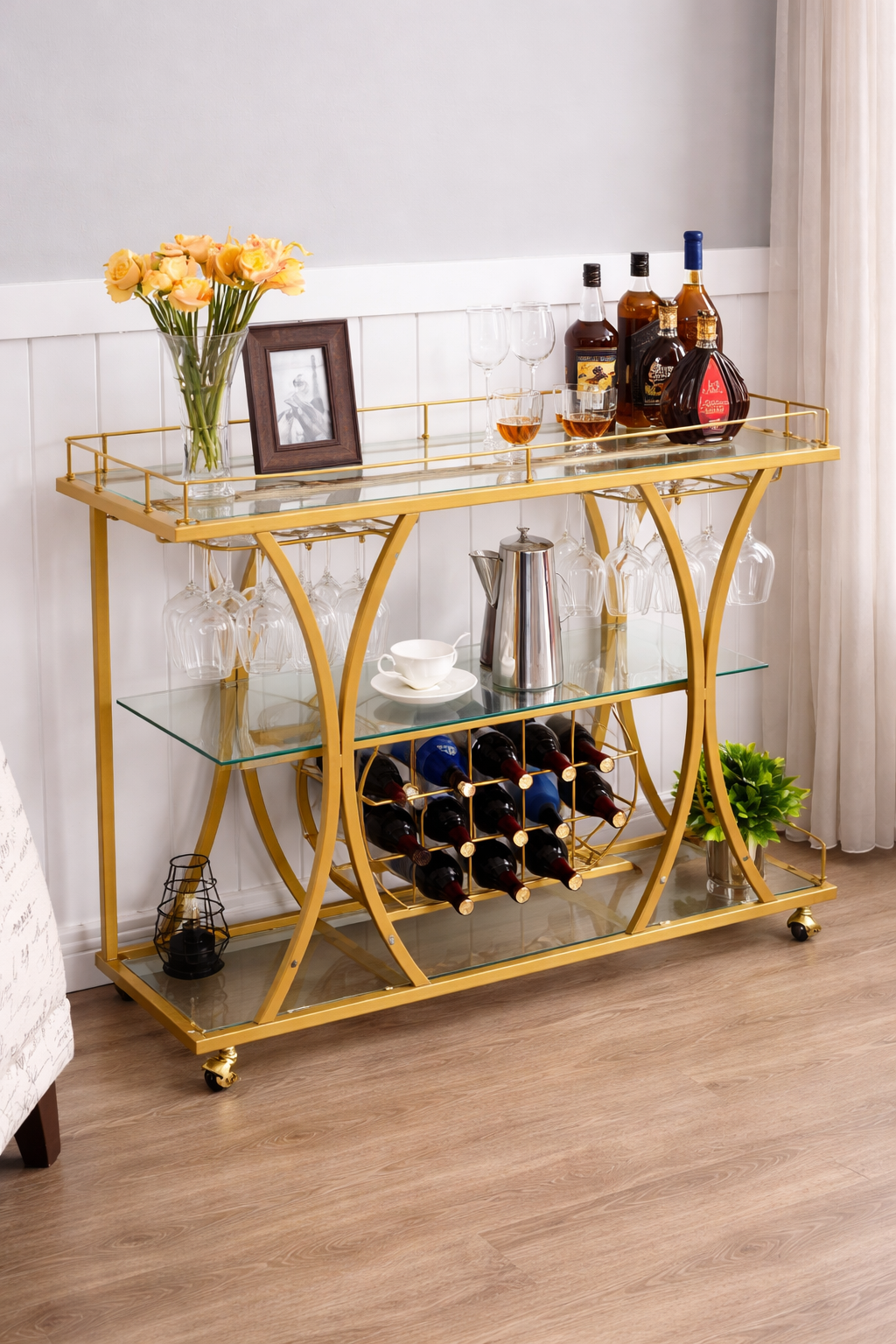 Elite Arc Wine Storage Cart