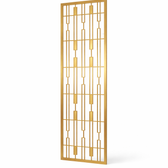 Modern Interior Gold Partition Divider - gold-finished metal Room Divider for living room - view 5 | Kraft Vision