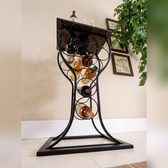 Elegant Wine Stand with Storage