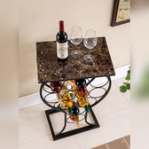 Elegant Wine Stand with Storage