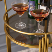 Compact Luxe Bar Setup