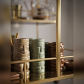 Chic Rolling Cocktail Station