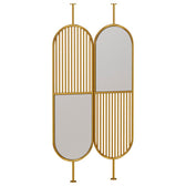 Contemporary Gold & Grey Partition Screen – Per Panel Price