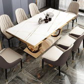 Compact Dining Table - premium wood and metal dining table for dining room - view 3 | Kraft Vision