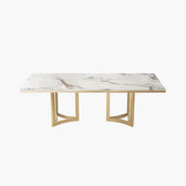 Urban Edge Dining Table - premium wood and metal dining table for dining room - view 5 | Kraft Vision