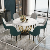 Imperial Dining Table - premium wood and metal dining table for dining room - view 10 | Kraft Vision