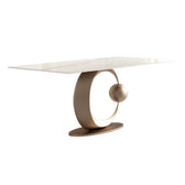 Royal Feast Table - premium wood and metal dining table for dining room - view 2 | Kraft Vision