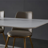 Modern Essence Table - premium wood and metal dining table for dining room - view 4 | Kraft Vision