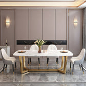 Grand Luxe Dining Table - premium wood and metal dining table for dining room - view 10 | Kraft Vision