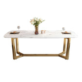Grand Luxe Dining Table - premium wood and metal dining table for dining room - view 3 | Kraft Vision