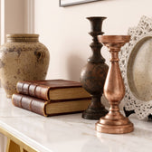 Luxury Gold Console Table with White Marble-Look Top and Sculptural Teardrop Pedestal Base – Modern Designer Entryway Table for Living Room, Hallway, Foyer and Elegant Home Decor