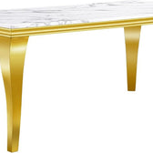 Elite Dining Table - premium wood and metal dining table for dining room - view 5 | Kraft Vision