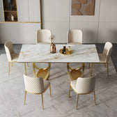 Majestic Dining Table - premium wood and metal dining table for dining room - view 7 | Kraft Vision