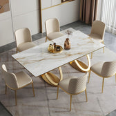 Majestic Dining Table - premium wood and metal dining table for dining room - view 8 | Kraft Vision