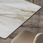 Majestic Dining Table - premium wood and metal dining table for dining room - view 3 | Kraft Vision