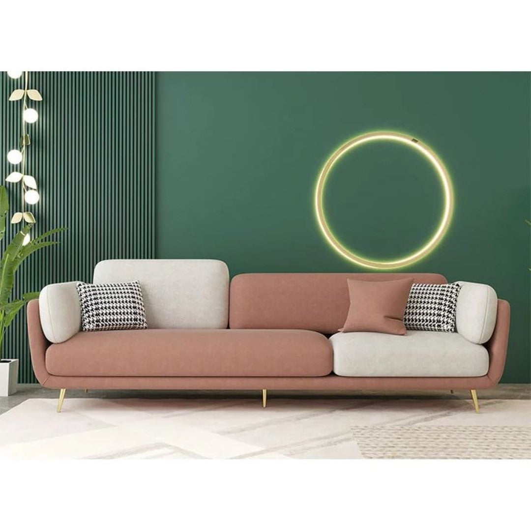 Double Shade Designer Sofa With Beautiful Cushions