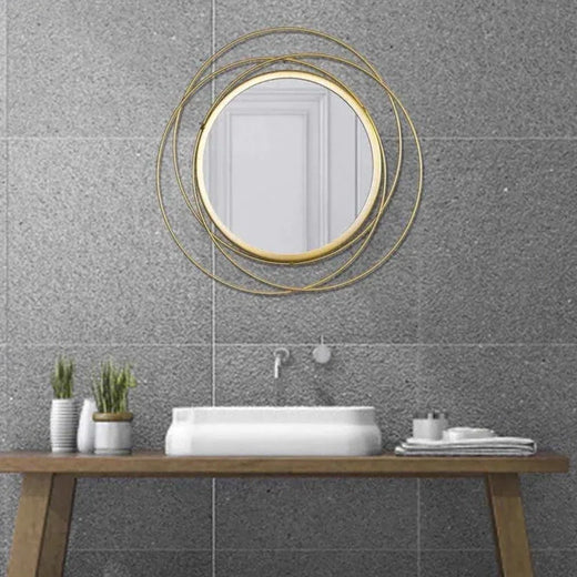 Golden Orbit Luxe Mirror