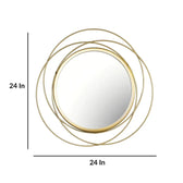 Golden Orbit Luxe Mirror